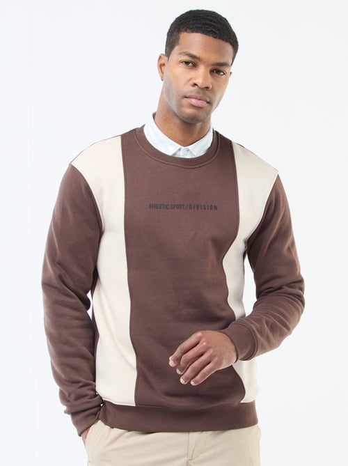 Sudadera color block estilo deportivo - Kiabi