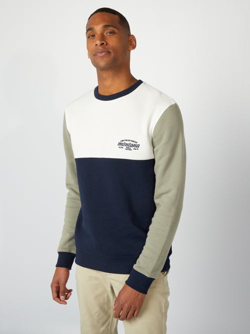 Sudadera colorblock - Kiabi