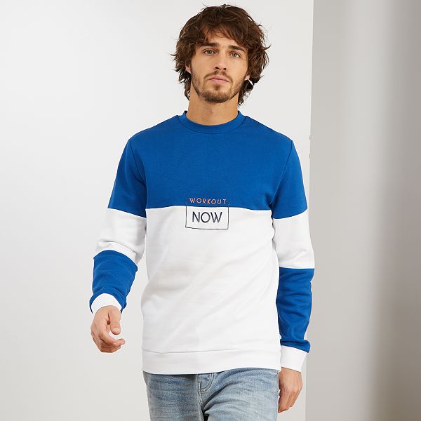 sudadera color block