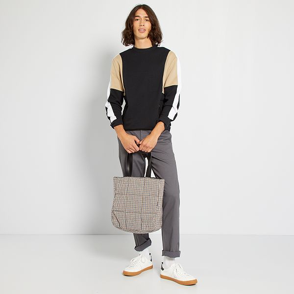 Sudadera con bolsillo canguro con cremallera. | LOSAN