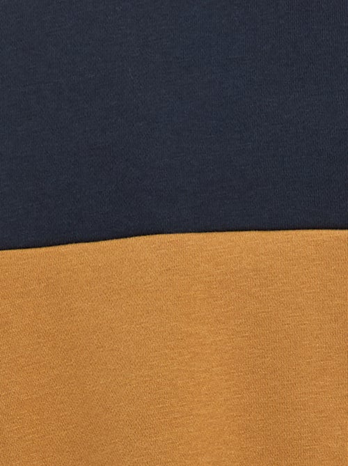 Sudadera colorblock con capucha - Kiabi