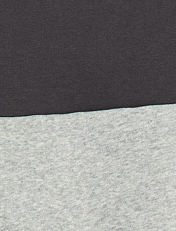 Sudadera colorblock con capucha