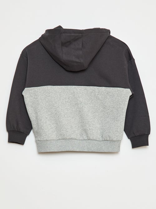 Sudadera colorblock con capucha - Kiabi