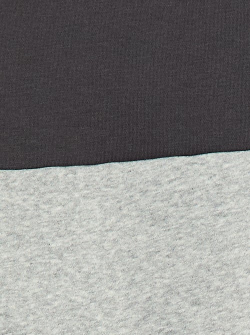 Sudadera colorblock con capucha - Kiabi