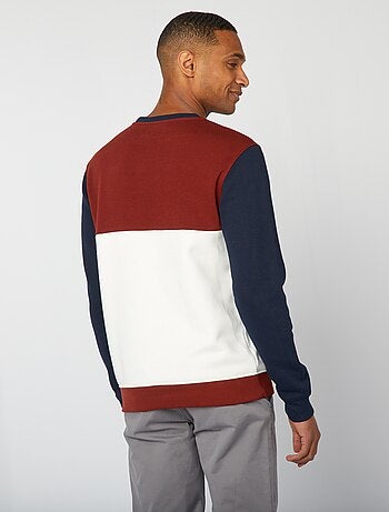 Sudadera colorblock