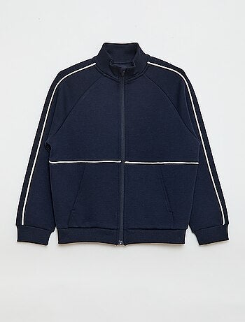 Sudadera con abertura de cremallera