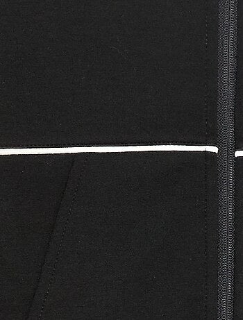 Sudadera con abertura de cremallera