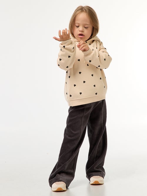 Sudadera con aberturas de cremallera laterales - - So Easy - Kiabi