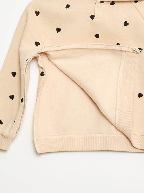 Sudadera con aberturas de cremallera laterales - - So Easy - Kiabi