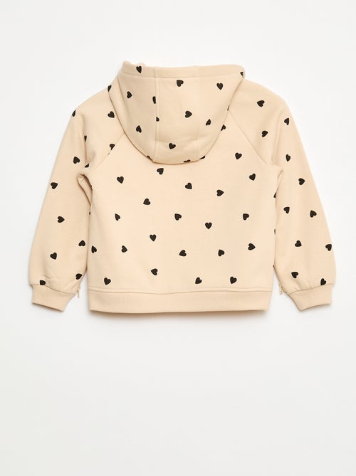 Sudadera con aberturas laterales con cremallera - colección fácil de poner - Kiabi