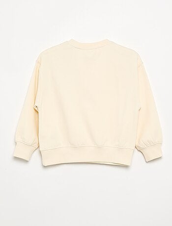 Sudadera con animaciones de 'flores' en 3 dimensiones