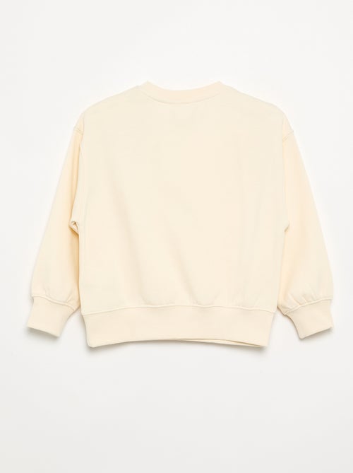 Sudadera con animaciones de 'flores' en 3 dimensiones - Kiabi