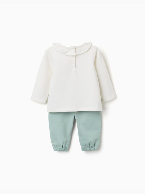 Sudadera con arcoíris estampado + pantalón - Kiabi