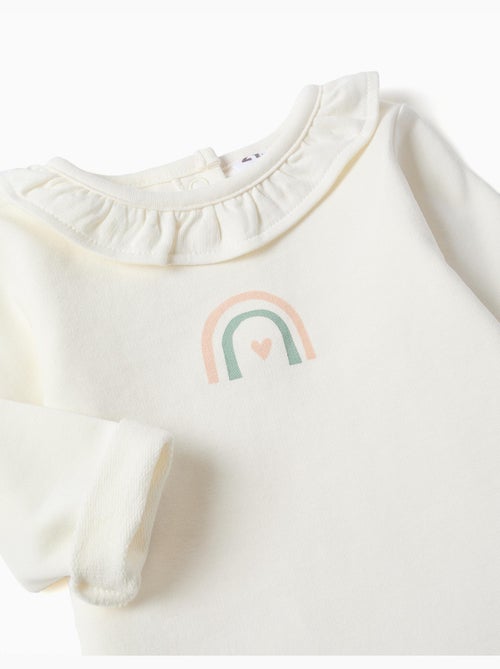 Sudadera con arcoíris estampado + pantalón - Kiabi