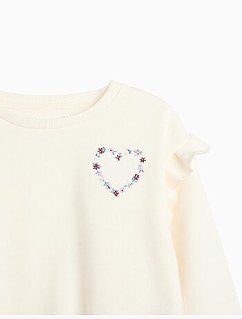 Sudadera con bordado, mo fashion