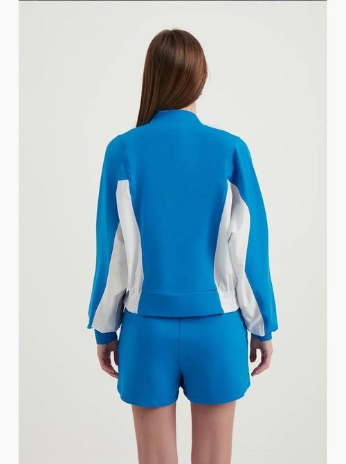 Sudadera con botones y cuello alto con bloques de color hiccup - Kiabi
