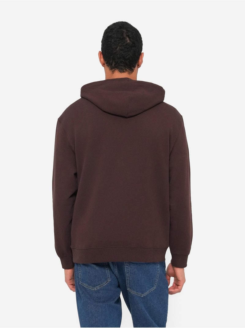 Sudadera con capucha - Calvin Klein Marrón - Kiabi