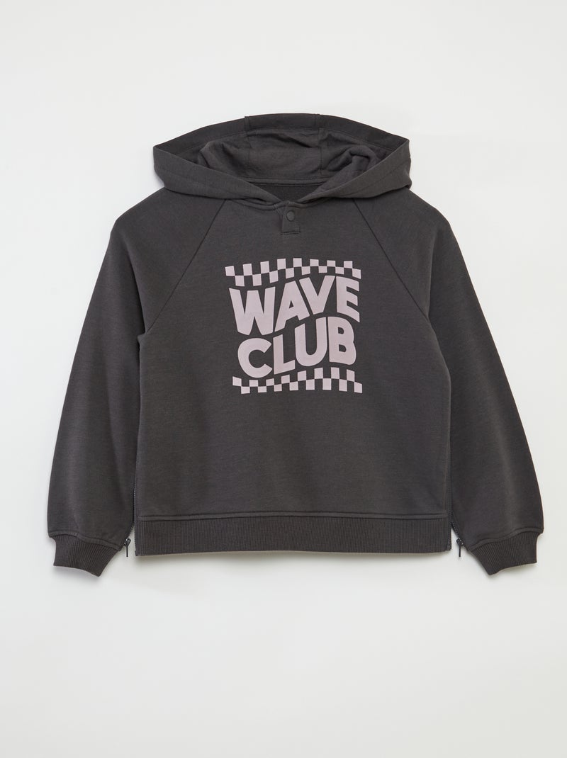 Sudadera con capucha - colección fácil de poner GRIS - Kiabi