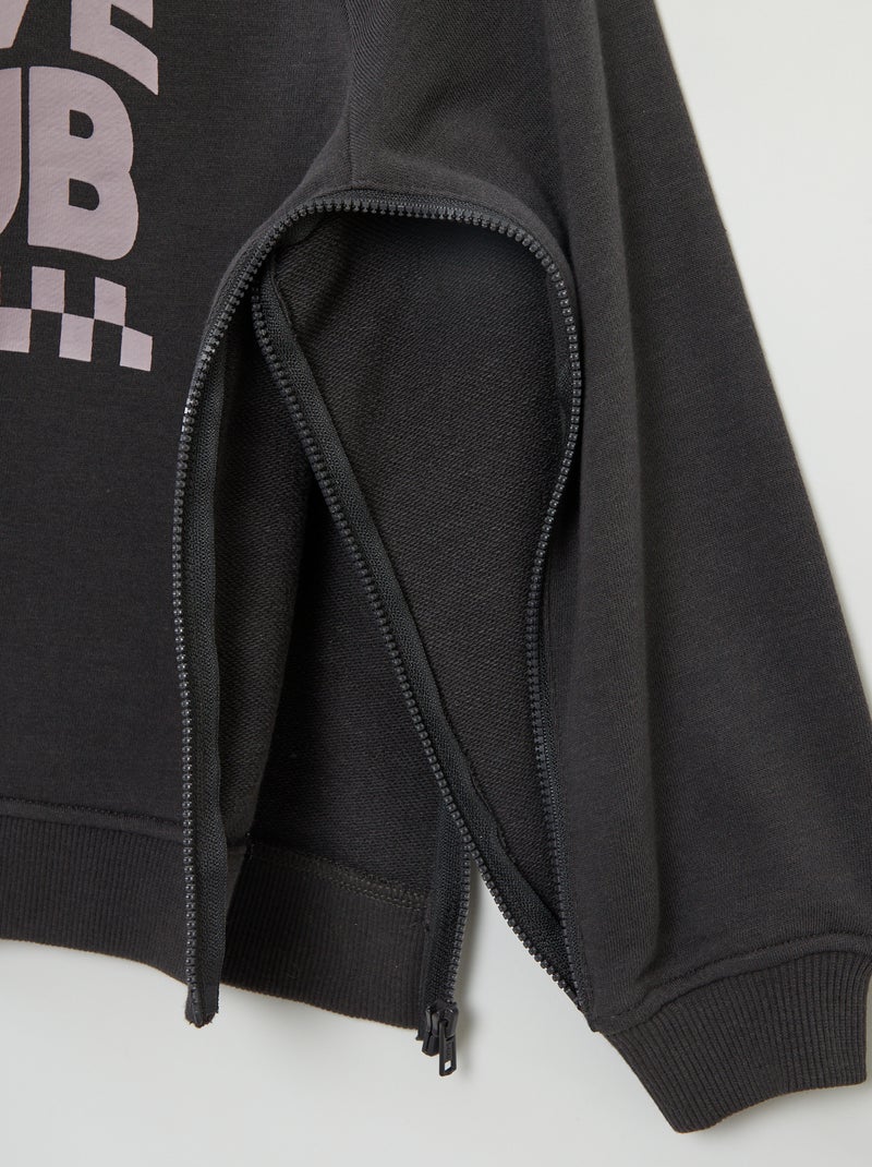 Sudadera con capucha - colección fácil de poner GRIS - Kiabi