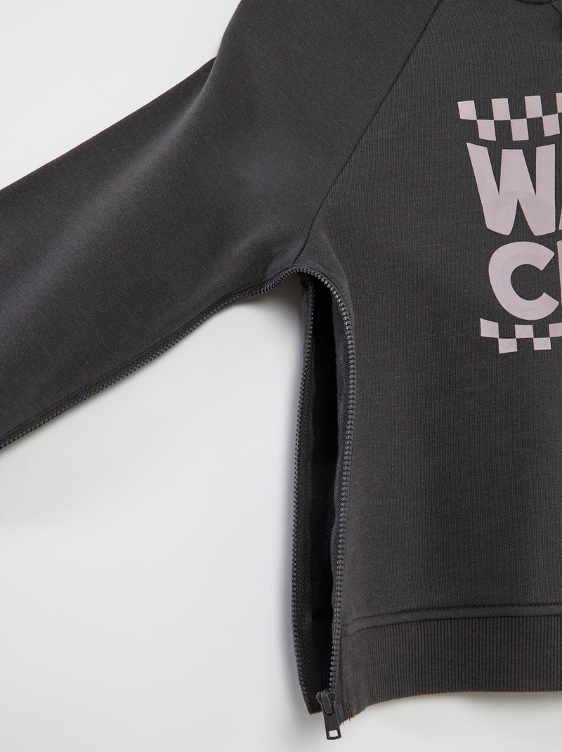 Sudadera con capucha - colección fácil de poner GRIS - Kiabi