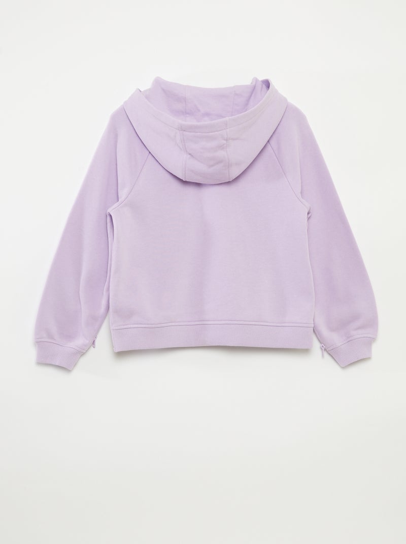 Sudadera con capucha - colección fácil de poner PURPURA - Kiabi