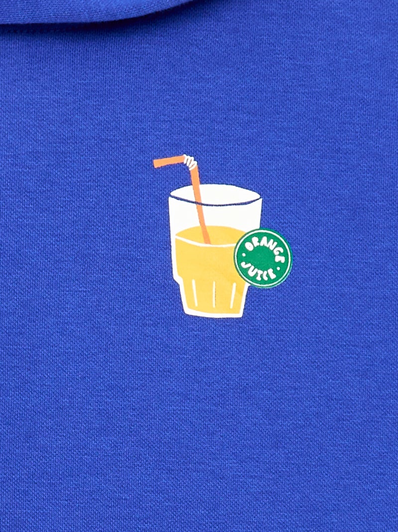 Sudadera con capucha - Edición Gráfica Azul - Kiabi