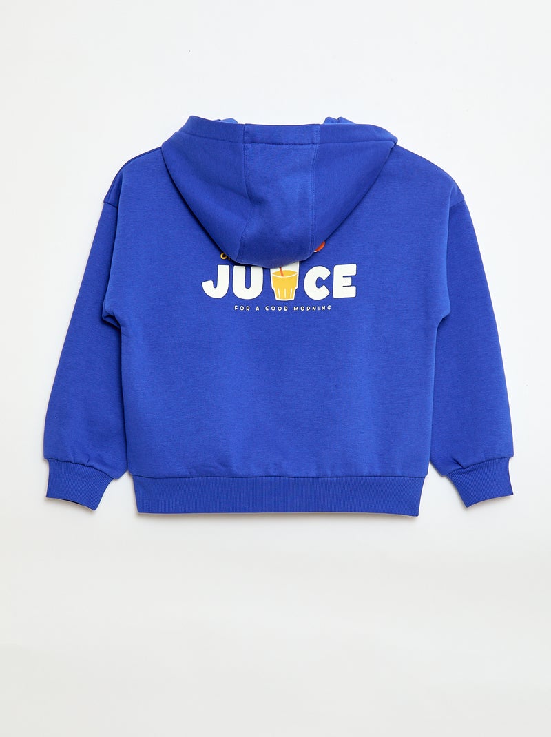 Sudadera con capucha - Edición Gráfica Azul - Kiabi