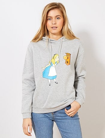 Sudadera con capucha 'Alicia en el país de las maravillas' - Kiabi