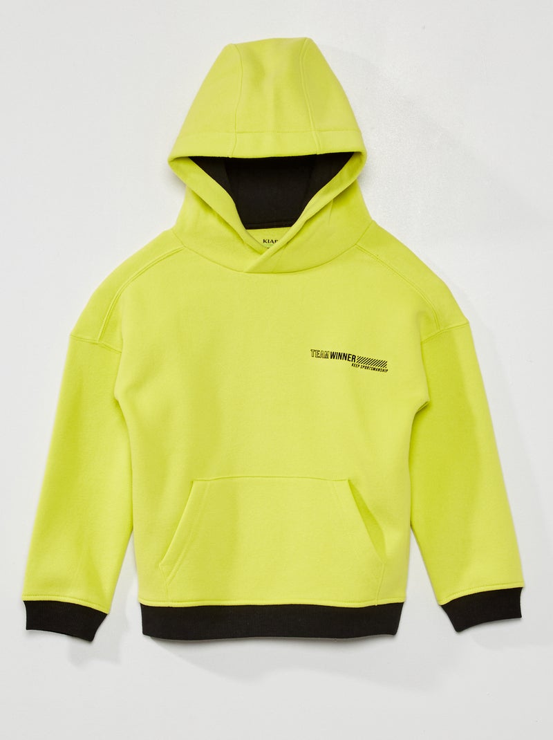 Sudadera con capucha AMARILLO - Kiabi