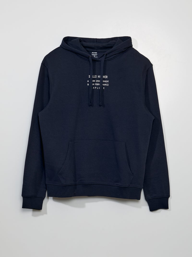 Sudadera con capucha AZUL - Kiabi