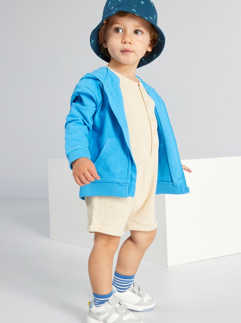 Sudadera con capucha azul - Kiabi