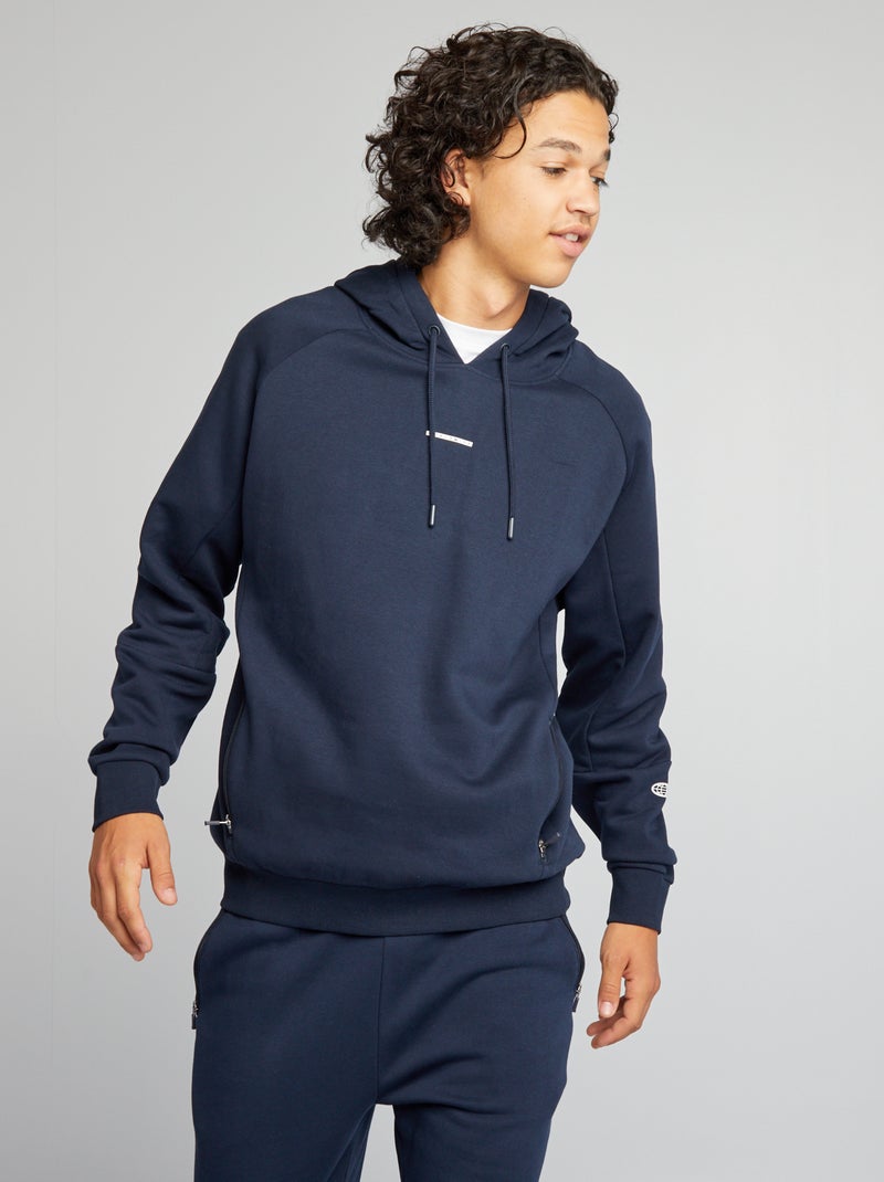 Sudadera con capucha azul - Kiabi