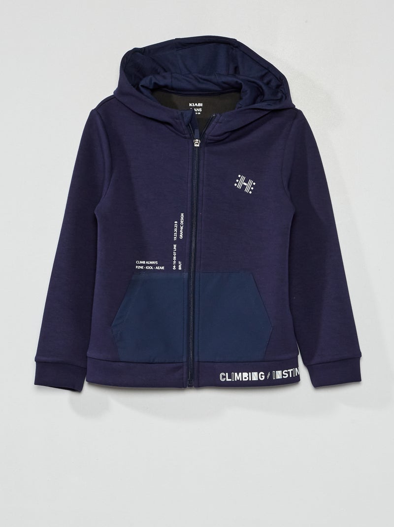 Sudadera con capucha AZUL - Kiabi