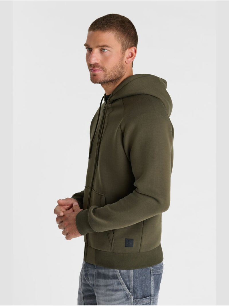 Sudadera con capucha balin Caqui - Kiabi