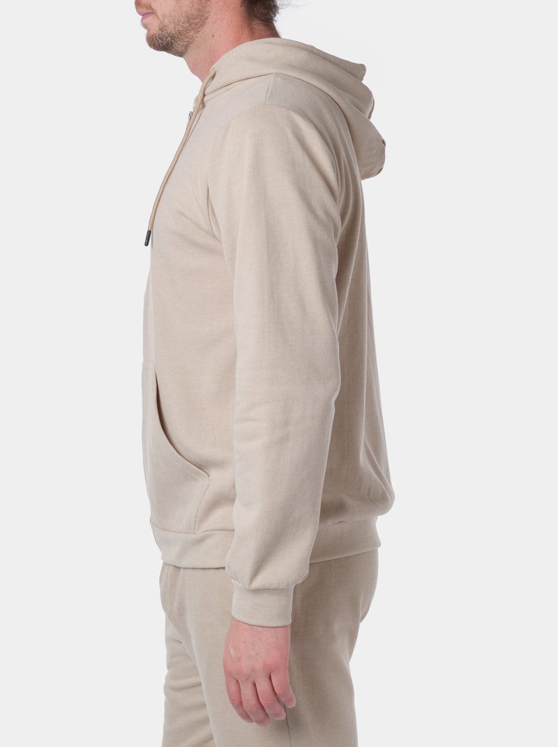 Sudadera con capucha Beige - Kiabi