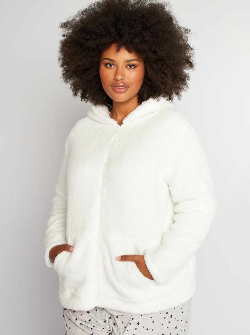 Sudadera con capucha Blanco - Kiabi