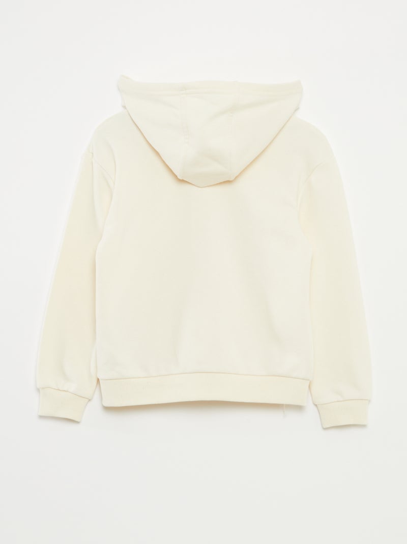 Sudadera con capucha BLANCO - Kiabi