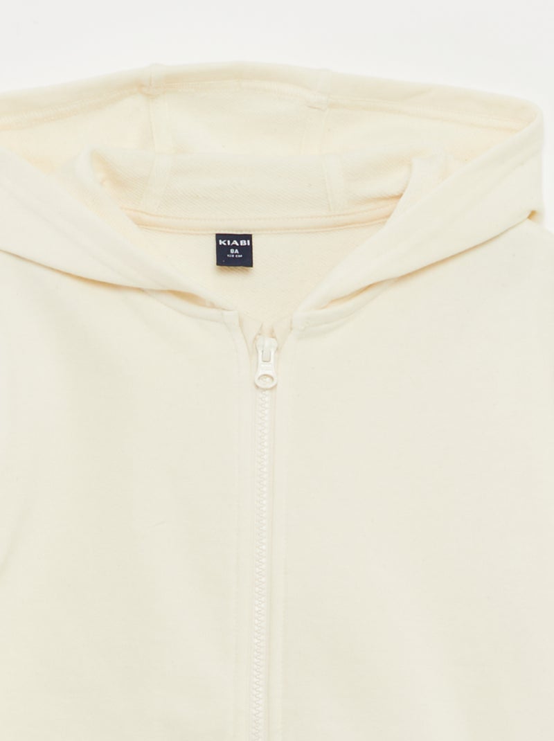 Sudadera con capucha BLANCO - Kiabi