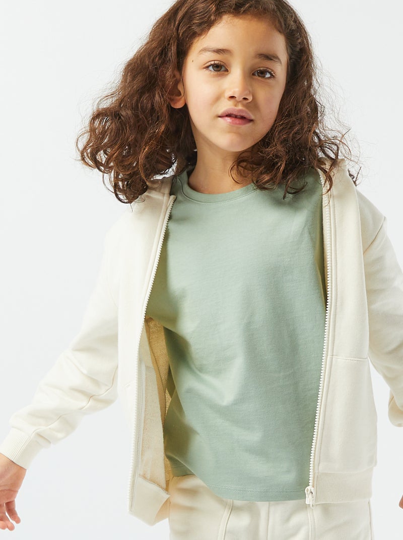 Sudadera con capucha BLANCO - Kiabi