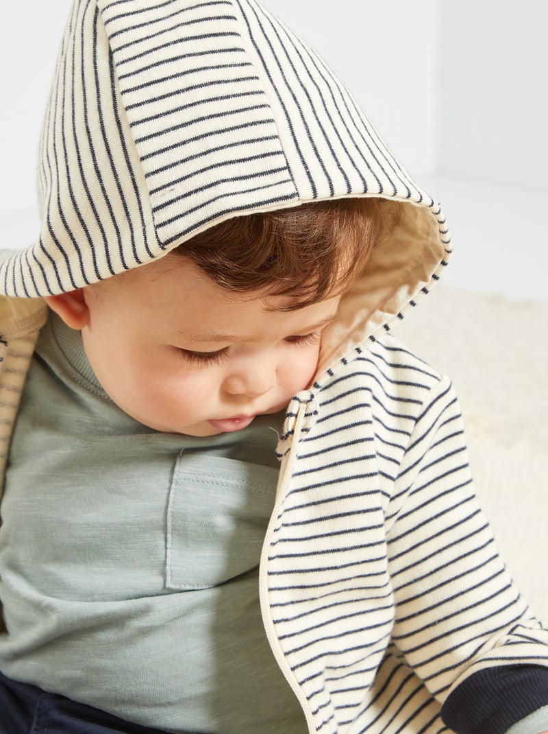 Sudadera con capucha BLANCO - Kiabi