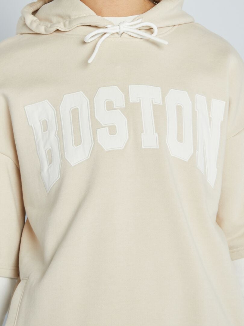 Sudadera con capucha 'Boston' de chándal blanco - Kiabi