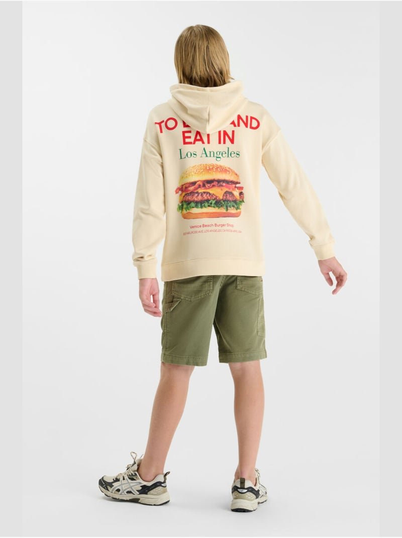 Sudadera con capucha BURGBO Beige - Kiabi