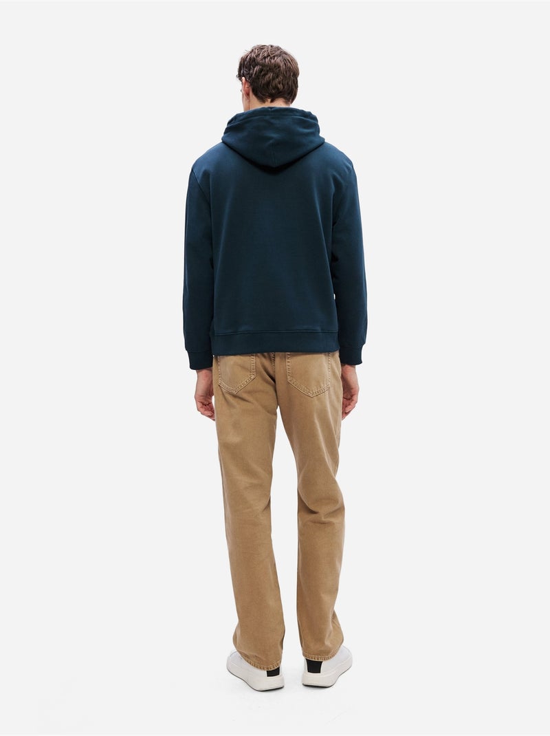 Sudadera con Capucha Calvin Klein Jeans de Felpa para Hombre Azul - Kiabi