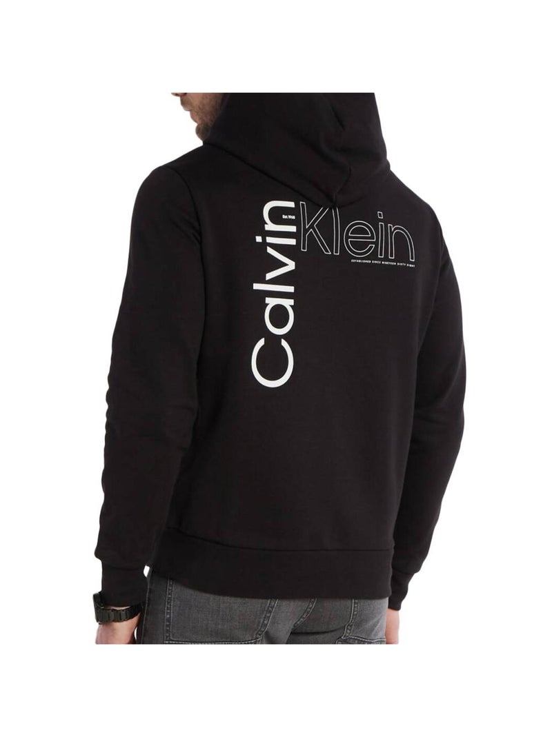 Sudadera con Capucha Calvin Klein Jeans para Hombre Negro - Kiabi