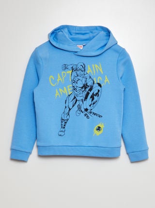 Sudadera con capucha 'Capitán América'