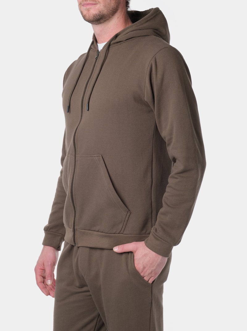 Sudadera con capucha Caqui - Kiabi