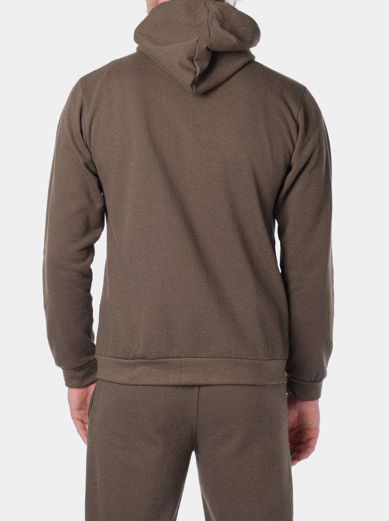 Sudadera con capucha Caqui - Kiabi
