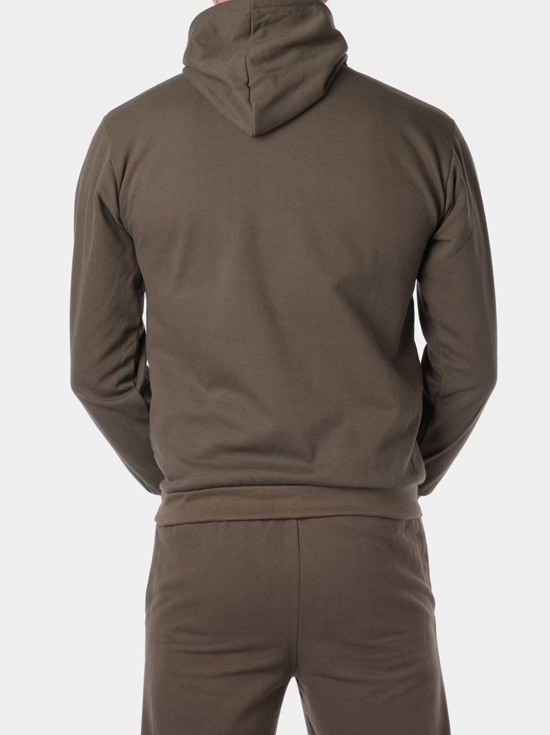 sudadera con capucha Caqui - Kiabi