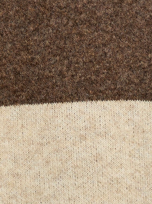 Sudadera con capucha color block - Kiabi