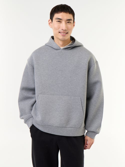 Sudadera con capucha con bolsillo canguro - Kiabi